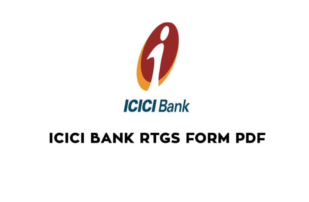ICICI Bank RTGS Form Pdf Archives Banks Guide