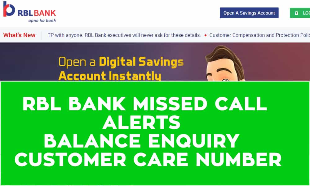 Syndicate Bank Missed Call Alerts Balance Enquiry Toll Free Number